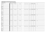 BREEDING RECORD BOOK FOR CATTLE (A4/32 Pages) B006 (Calving Record Book)