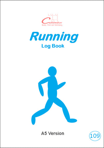 RUNNING LOG BOOK (A5/20 Pages) R109 (Run Workout Tracker)