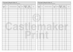 POSTAGE RECORD BOOK (A4/32 Pages) P011 (Courier & Post Log)