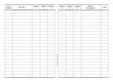 PEST CONTROL RECORD BOOK (A5/32 Pages) P067 (Bait Station Log)