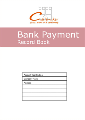 BANK PAYMENT RECORD BOOK (A4/32 Pages) B019 (Purchase Accounts Ledger)