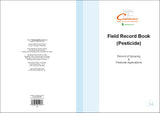 FIELD RECORD BOOK FOR PESTICIDES (A4/32 Pages) F034 (Spraying Log / Journal)