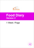 FOOD DIARY (A4/32 Pages) F042 (Meal Record Book - 1 Week/Page)