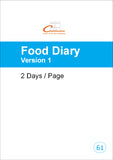 FOOD DIARY (A4/32 Pages) F061 (Meal Record Book - 2 Days/Page)