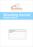 KENNEL RECORD BOOK (A4/32 Pages) K065 (Dog Boarding Register)