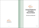 ANIMAL MEDICINE INVENTORY RECORD BOOK (A5/20 Pages) M035 (Farm Livestock Pigs Sheep Cattle Poultry)