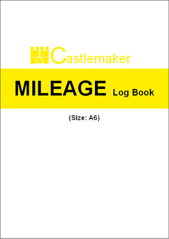 MILEAGE LOG BOOK (A6/20 Pages) M044 (Fuel Expenses Record)