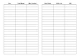 MILEAGE LOG BOOK (A6/20 Pages) M044 (Fuel Expenses Record)