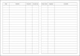 PESTICIDE INVENTORY BOOK (A5/32 Pages) P076 (Record of purchases and Use)