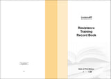 RESISTANCE TRAINING RECORD BOOK (A4/32 Pages) R023 (Gym Record of Workouts)