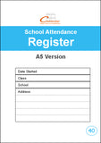 SCHOOL ATTENDANCE REGISTER (A5/28 Pages) S040 (Class Pupil Absence Record)