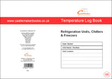 TEMPERATURE LOG BOOK (A5/16 Pages) T095 (Food Safety for Fridges, Freezers and Cold Cabinets)